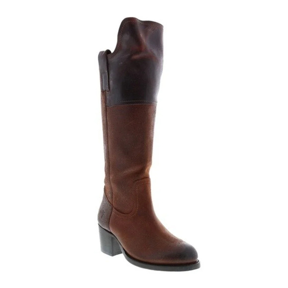 FRYE AUTUMN SHIELD TALL WOMEN’S SUEDE SLIP ON CASUAL DRESS BOOT-SIZE 5.5 B - Picture 1 of 16